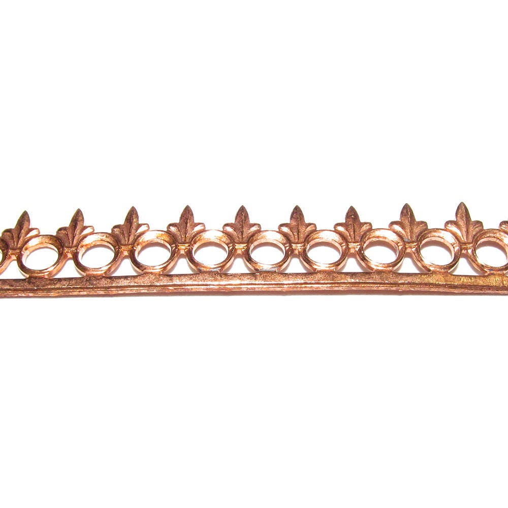 Natural Copper Gallery Bezel Wire: Jewelry Making Supplies (4 inch/10 cm)