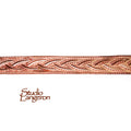 Natural Copper Bezel wire, Gallery wire, Gallery ribbon, Gallery pattern, Natural Copper, Jewelry making, Copper wire - 4 inch (10 cm)