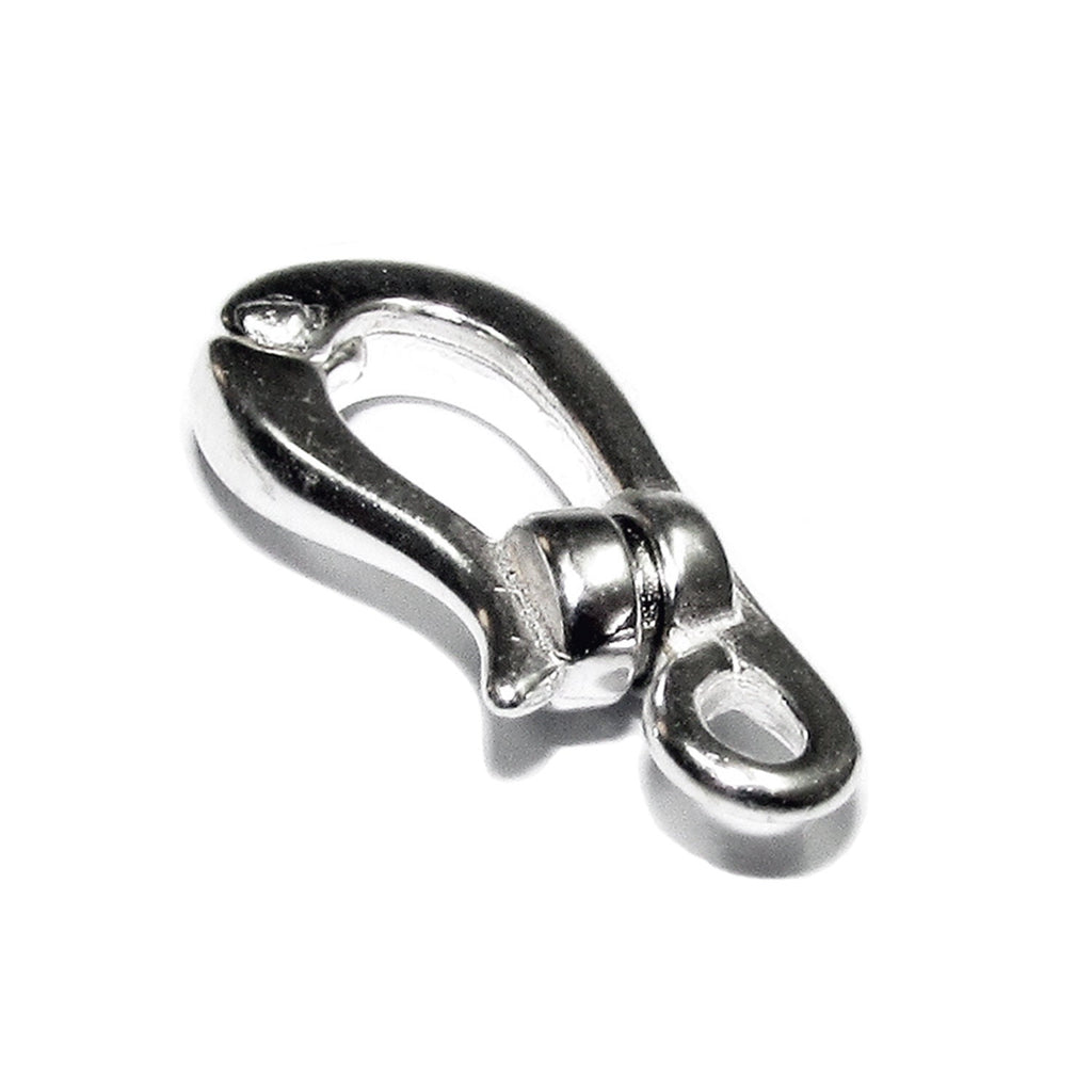 925 Sterling Silver Hook Eye Small Magnetic Clasps, Silver clasp, Hook eye clasp, Clasps, Jewelry making, Silver clasp - 1 piece
