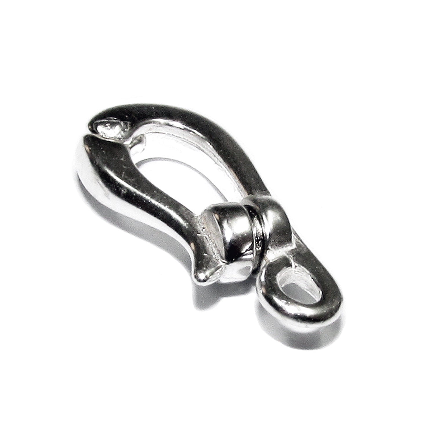 925 Sterling Silver Hook Eye Small Magnetic Clasps, Silver clasp, Hook eye clasp, Clasps, Jewelry making, Silver clasp - 1 piece