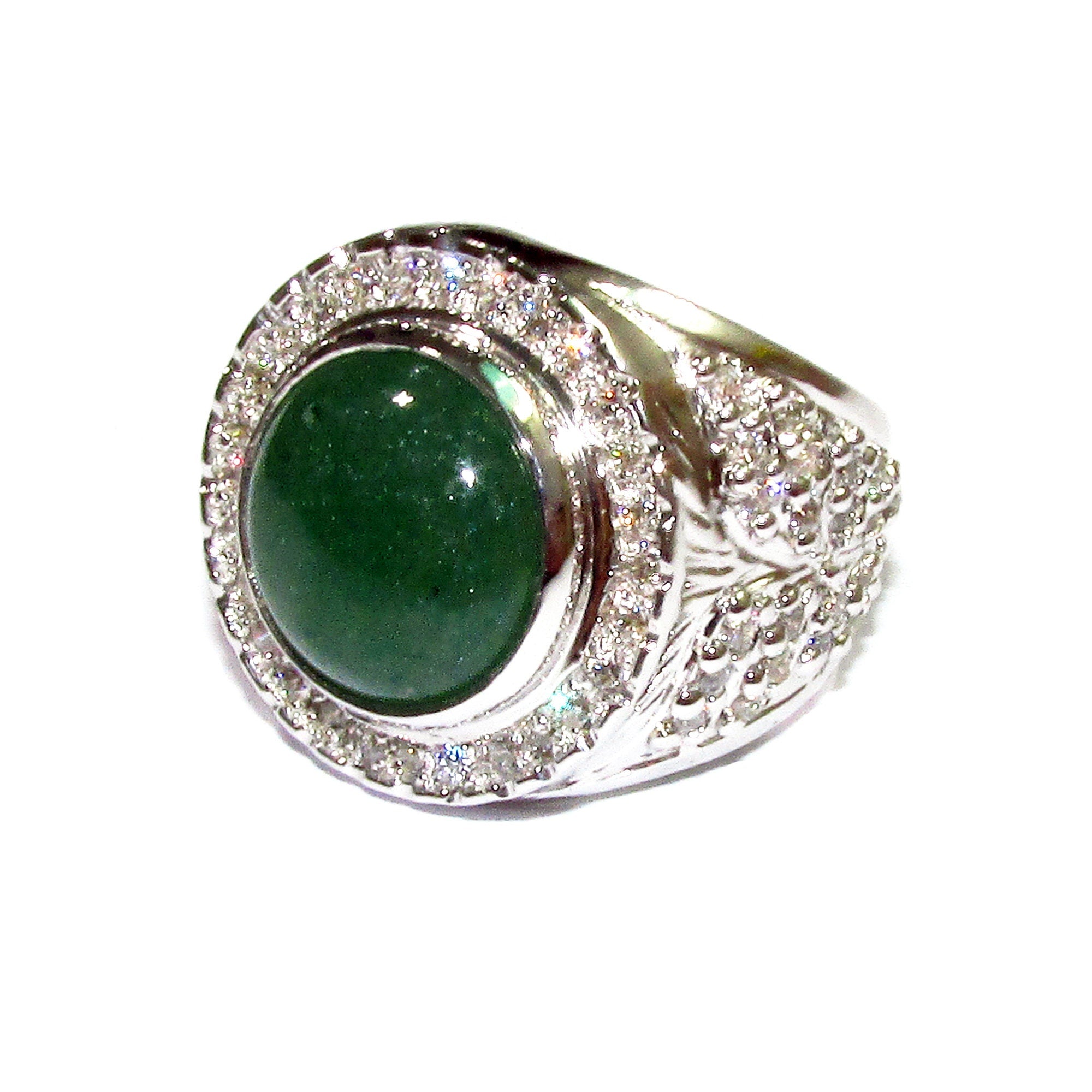 Chrysoprase ring 925 sterling silver size 9, handmade ring, single copy, Cocktail ring, Statement Ring, Chrysoprase, silver ring, gemstone