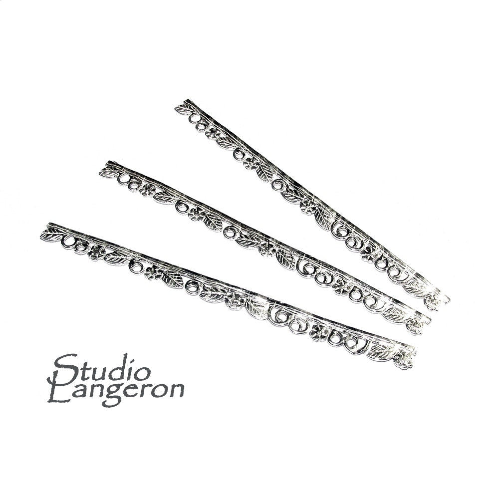 999 Fine silver Casted Bezel wire size 6.5x0.45 cm (2.6 inch), Gallery wire, Setting silver, Gallery pattern, Wire, Jewelry making - 1 piece