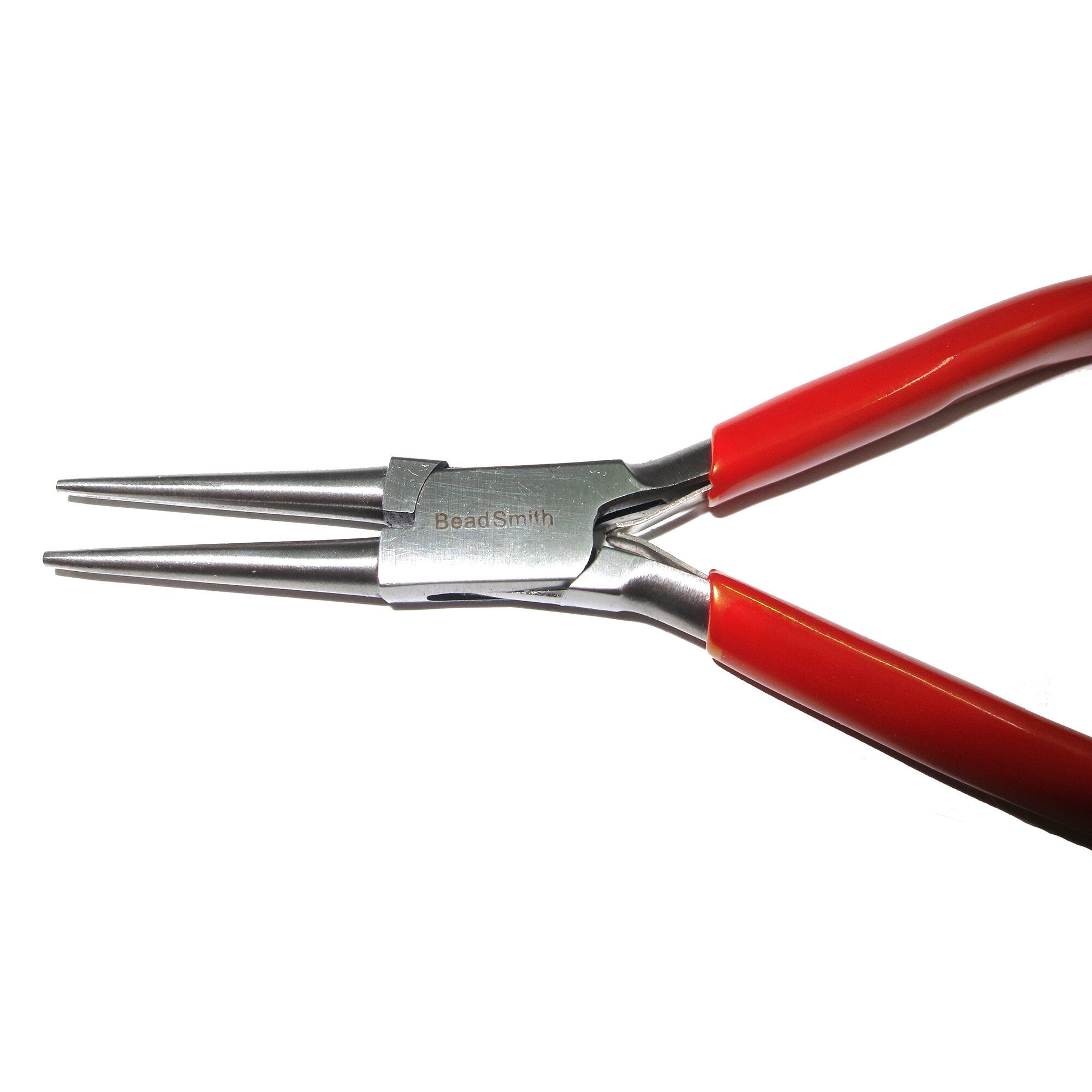 Round nose long pliers Professionally Prepared for Jewelry Making PL1080, BeadSmith, Length 143 mm (5.6 inch), Jewelry making  - 1 piece