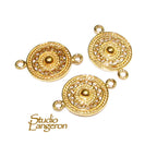 14K Gold filled connector size 13x13 mm, gold filled link component, Jewelry connector, Gold filled, Connector, Jewelry making - 1 piece