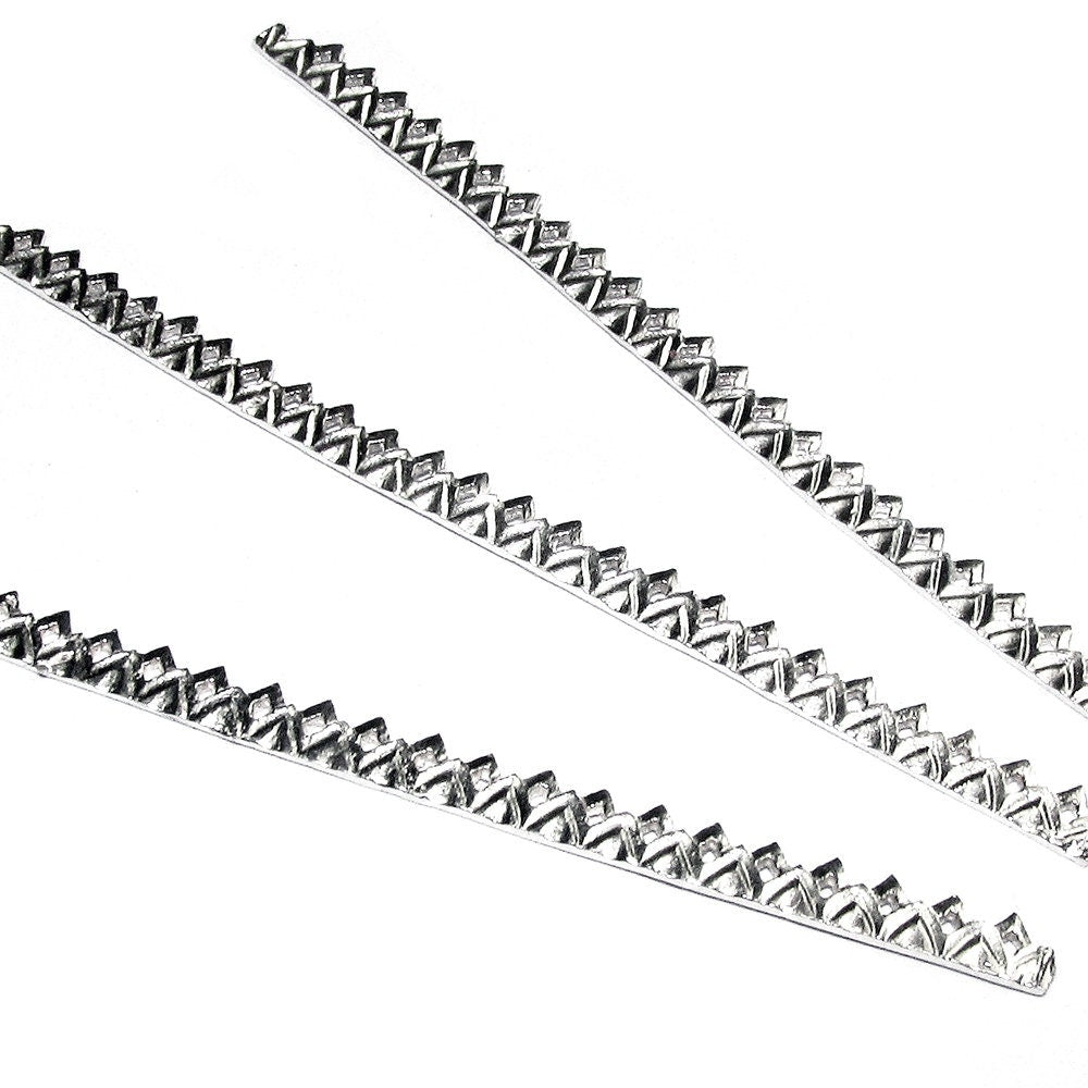 999 Fine silver Casted Bezel wire size 6.5x0.35 cm (2.6 inch), Gallery wire, Jewelry making, Gallery pattern, Wire, Silver wire - 1 piece