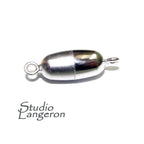 925 Sterling Silver 925 Decorative Magnetic Clasps, Magnetic clasp, Silver clasp, Clasp, Jewelry making, 925 silver clasp - 1 piece