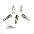 925 Sterling silver Small Bead Cones, Beading, Bead cone, Sterling silver, Jewelry making, Lariat, End caps, Silver cone - 1 pair (2 pieces)