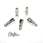 925 Sterling silver Small Bead Cones, Beading, Bead cone, Sterling silver, Jewelry making, Lariat, End caps, Silver cone - 1 pair (2 pieces)