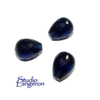 Natural Kyanite Teardrop faceted Beads size 14x10 mm, Kyanite Gemstone, Jewelry making, Natural Gemstone Teardrop beads - 1 piece