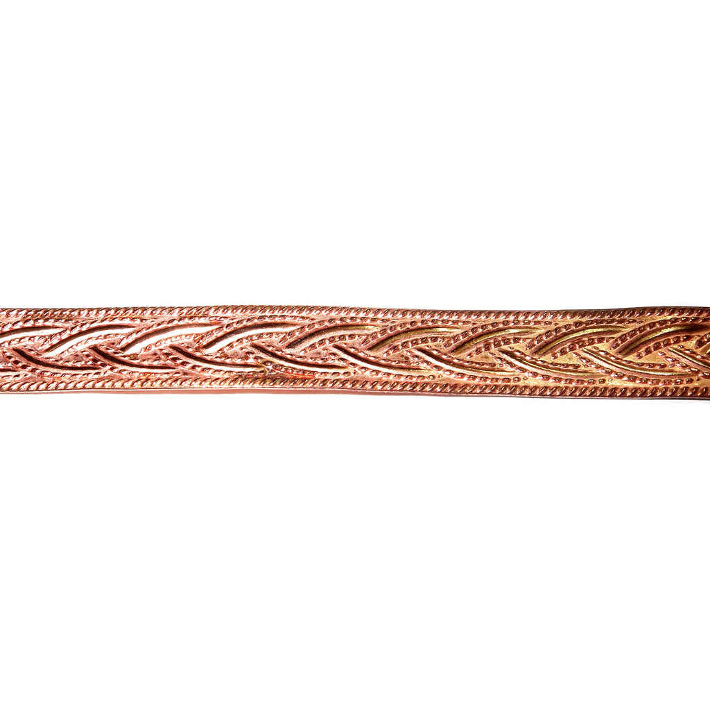 Natural Copper Bezel wire, Gallery wire, Gallery ribbon, Gallery pattern, Natural Copper, Jewelry making, Copper wire - 4 inch (10 cm)