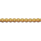 14K Yellow Gold filled Gallery wire, Jewelry making, Gallery ribbon, Gallery pattern, Gold Filled Wire, Gold Filled Setting - 4 inch (10 cm)