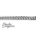 935 Argentium Silver Bezel wire, Gallery wire, Gallery ribbon, Gallery pattern, Argentium silver, Jewelry making, Wire - 4 inch (10 cm)