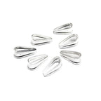 925 Sterling silver large 10.5.0x4.0 mm Solder-On Pendant Bails, Pendant Bail, Silver solder on Bail, Silver bail, Jewelry making - 1 piece