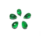 Natural Chrome diopside Teardrop faceted Beads size 9x6mm, Chrome diopside Gemstone, Jewelry making, Gemstone Teardrop beads - 1 piece