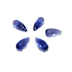 Natural Iolite Smooth Teardrop Beads size 15x7 mm, Iolite  Gemstone, Jewelry making, Natural Gemstone Teardrop beads - 1 piece