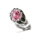 Statement Rose topaz ring 925 sterling silver size 6 1/2, Handmade ring, single copy, Rose topaz, silver ring, gemstone, Rose topaz ring