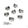 10 pcs (5 pair) 925 Sterling silver Friction Ear Nuts, Butterfly Earring Backs, Jewelry making, Earring Findings, Sterling silver backs