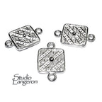 925 Sterling silver link connector size 1.6x1.0 cm, silver connector 8212, Connector for jewelry, Link Connector, Jewelry making - 1 piece