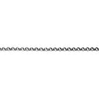 1.5mm Sterling Silver Rolo Cable Chain: Shiny Jewelry Making Chain (1 Ft/30cm)