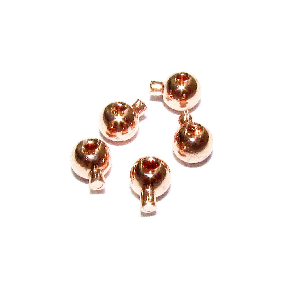 14K Rose Gold filled Crimp Bead one-touch size 3.3 mm, Rose Gold filled crimp beads, Jewelry making, Rose Gold filled beads - 1 piece