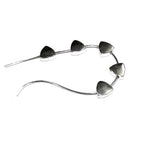 925 Sterling silver triangle flat beads size 6.2x2.2 mm, Flat beads, Silver beads, Jewelry making, Beads bracelet, Silver beads - 1 piece