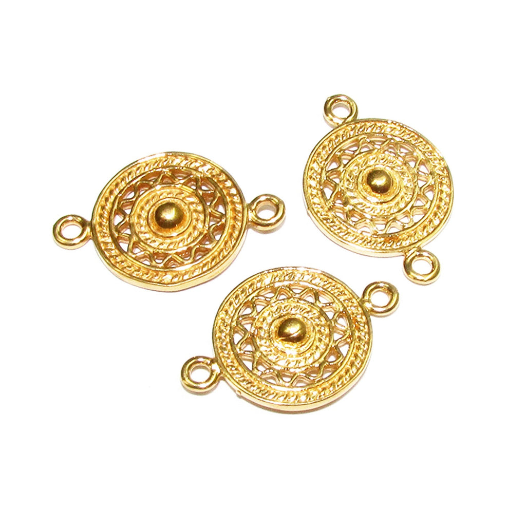 14K Gold filled connector size 13x13 mm, gold filled link component, Jewelry connector, Gold filled, Connector, Jewelry making - 1 piece