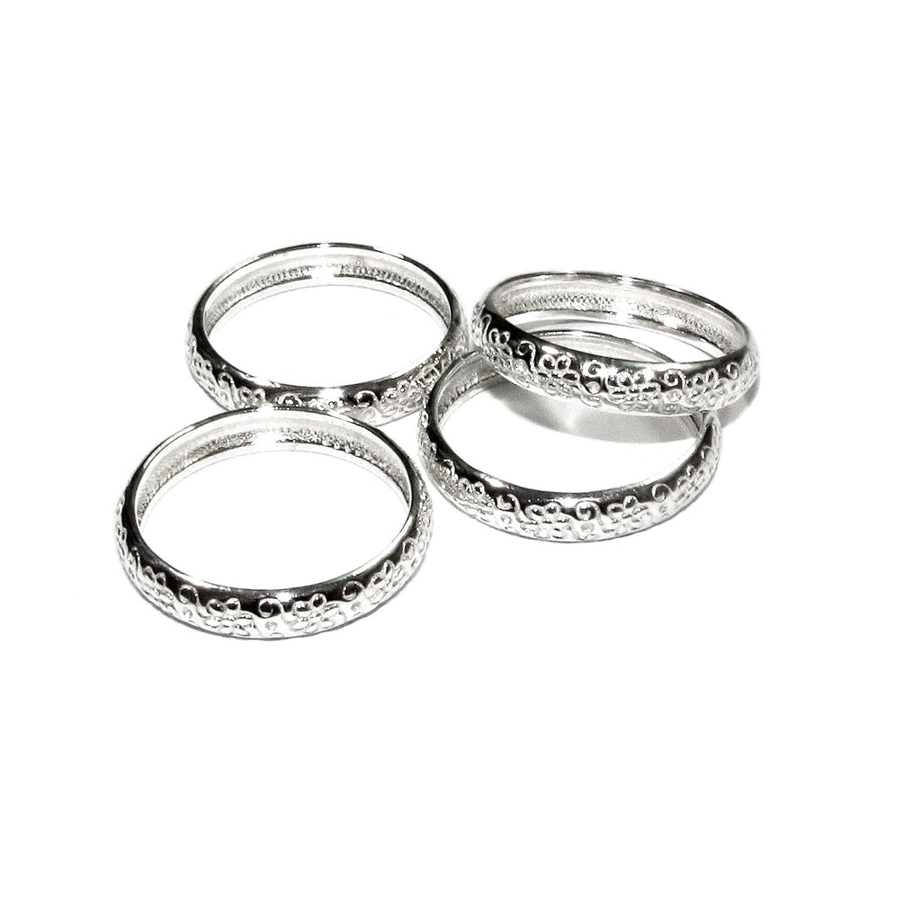 925 sterling silver blank ring size 7, silver ring, base ring, 925 sterling silver, ring silver, ring, Jewelry making - 1 piece