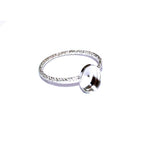925 Sterling silver blank ring with bezel cup 4x6mm size 4, 5, 6, 7, 8, 9, 10, 11, Jewelry making, bezel cup, base ring, Setting - 1 piece