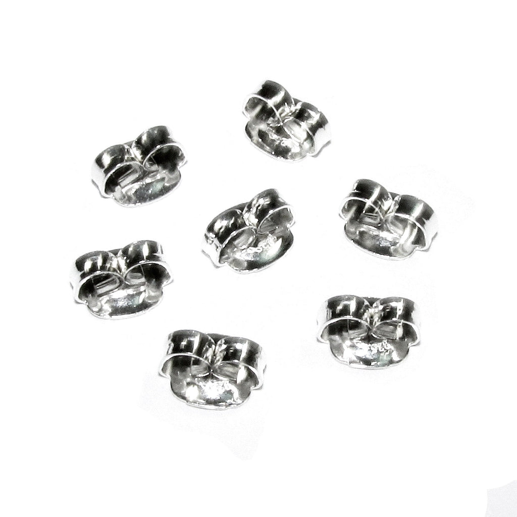 10 pcs (5 pair) 925 Sterling silver Friction Ear Nuts, Butterfly Earring Backs, Jewelry making, Earring Findings, Sterling silver backs