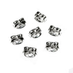 10 pcs (5 pair) 925 Sterling silver Friction Ear Nuts, Butterfly Earring Backs, Jewelry making, Earring Findings, Sterling silver backs