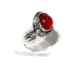 Statement Natural opal ring 925 sterling silver size 6 1/2, Handmade ring, single copy, sterling silver, Orange opal, silver ring, gemstone