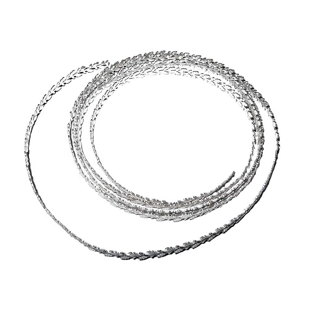 935 Argentium Silver Gallery wire, Bezel wire, Gallery ribbon, Gallery pattern, Argentium silver wire, Jewelry making - 4 inch (10 cm)