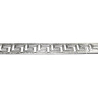 935 Argentium Silver Bezel wire, Gallery wire, Gallery ribbon, Gallery pattern, Argentium silver, Jewelry making, Wire - 4 inch (10 cm)