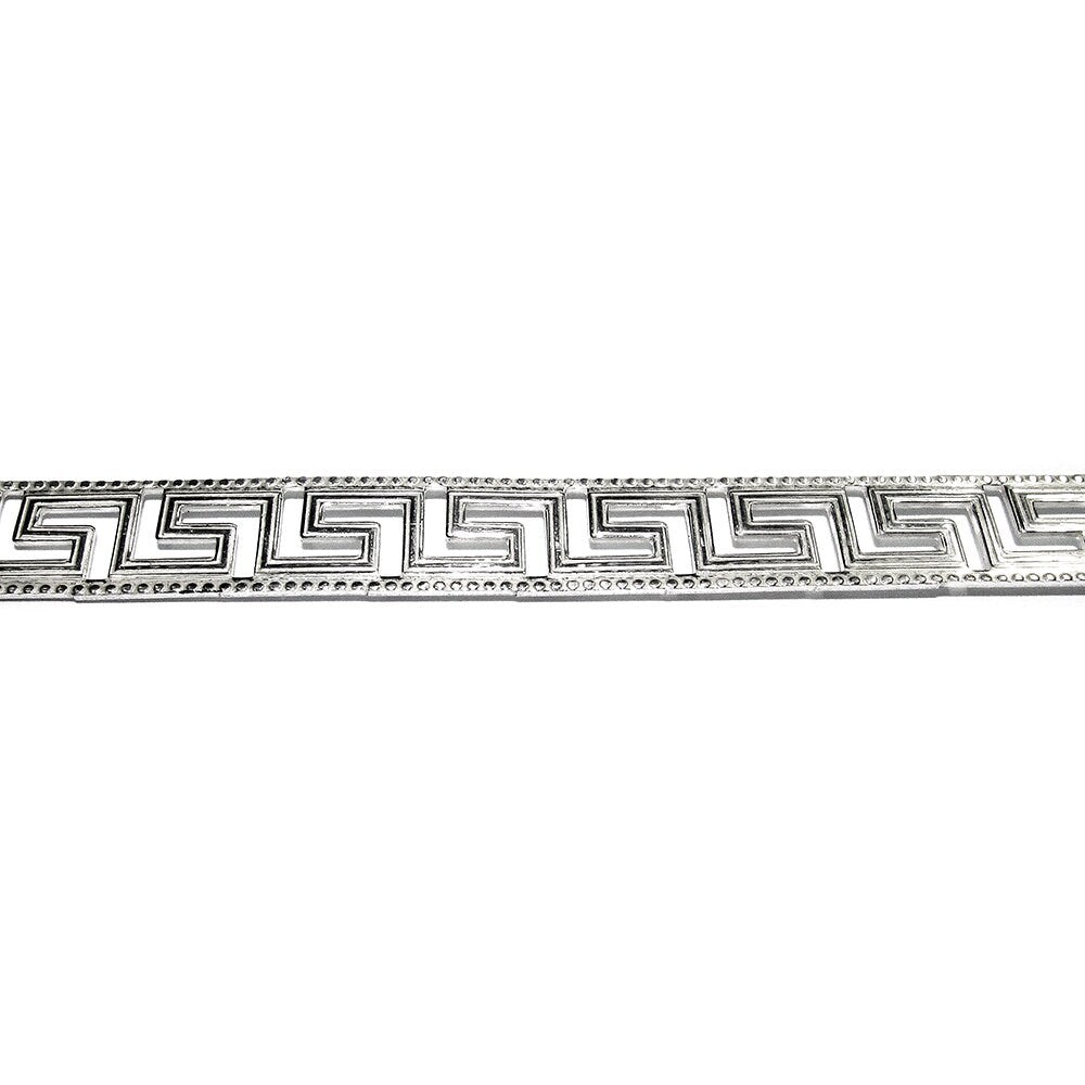 935 Argentium Silver Bezel wire, Gallery wire, Gallery ribbon, Gallery pattern, Argentium silver, Jewelry making, Wire - 4 inch (10 cm)