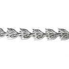 935 Argentium Silver Bezel wire, Gallery wire, Gallery ribbon, Gallery pattern, Argentium silver, Jewelry making, Wire - 4 inch (10 cm)