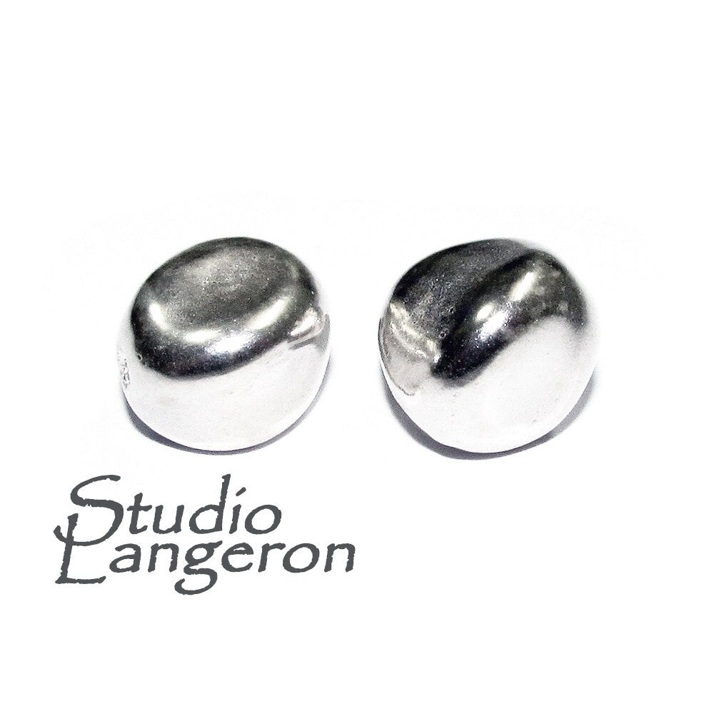925 sterling silver handmade beads BB 38, silver beads, Jewelry making, handmade beads, decorative beads, Original beads - 1 piece