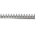 935 Argentium Silver Bezel wire, Gallery wire, Gallery ribbon, Gallery pattern, Argentium silver, Wire, Jewelry making - 4 inch (10 cm)