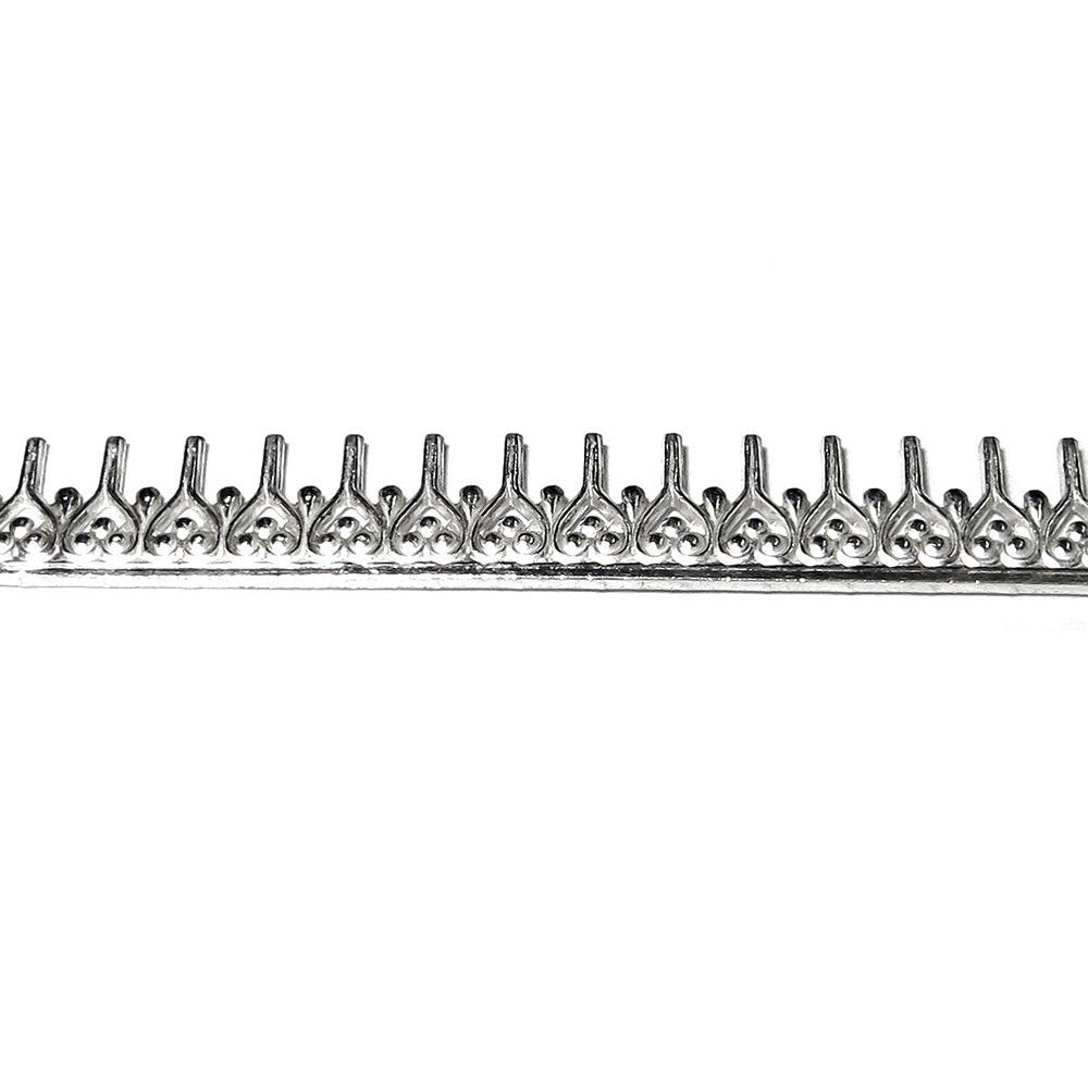935 Argentium Silver Bezel wire, Gallery wire, Gallery ribbon, Gallery pattern, Argentium silver, Wire, Jewelry making - 4 inch (10 cm)