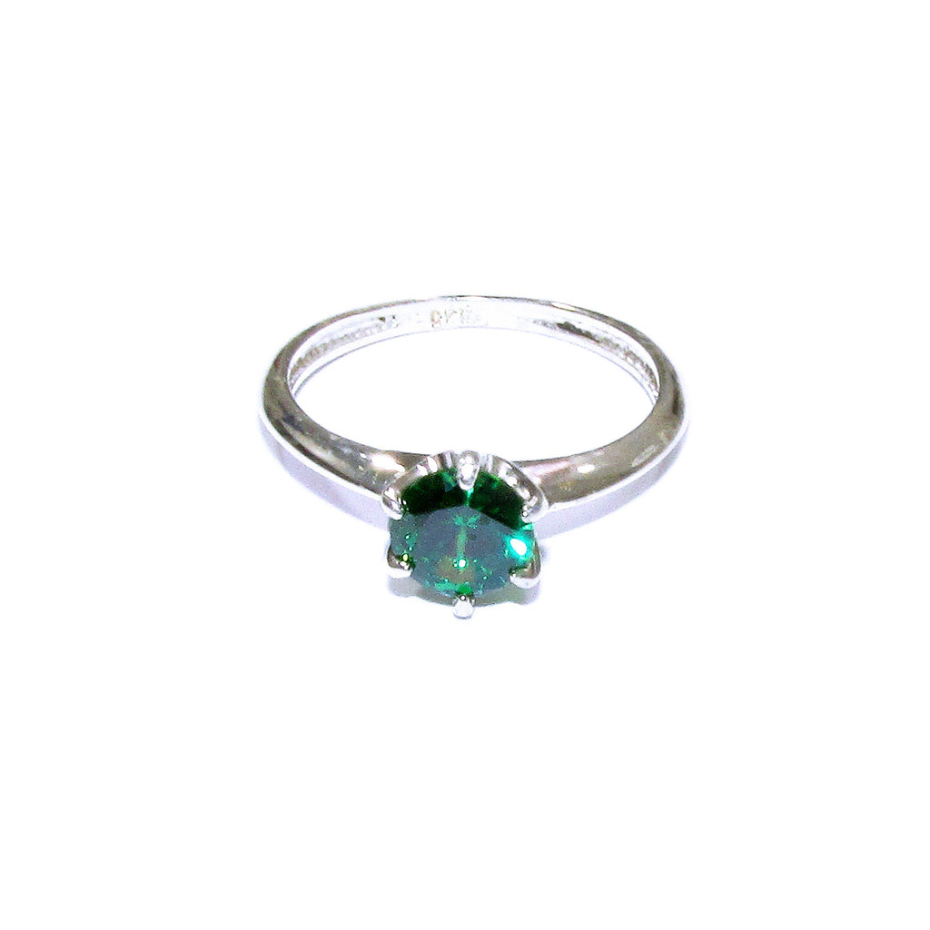 Chrysoprase ring 925 sterling silver size 4 1/2, Handmade ring, single copy, sterling silver, Chrysoprase ring, silver ring, gemstone