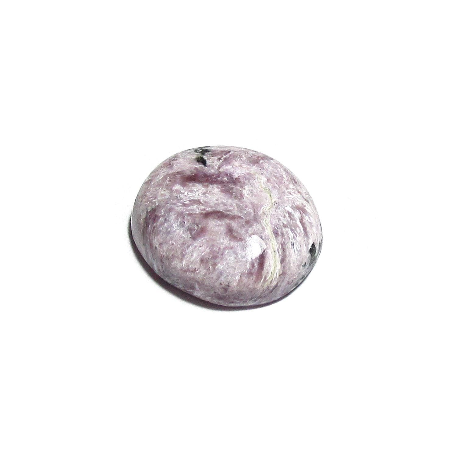 SALE!  Natural Charoite, cabochon, size 15x17x5.3mm, Natural Charoite, Natural Gemstone, Jewelry making - 1 piece