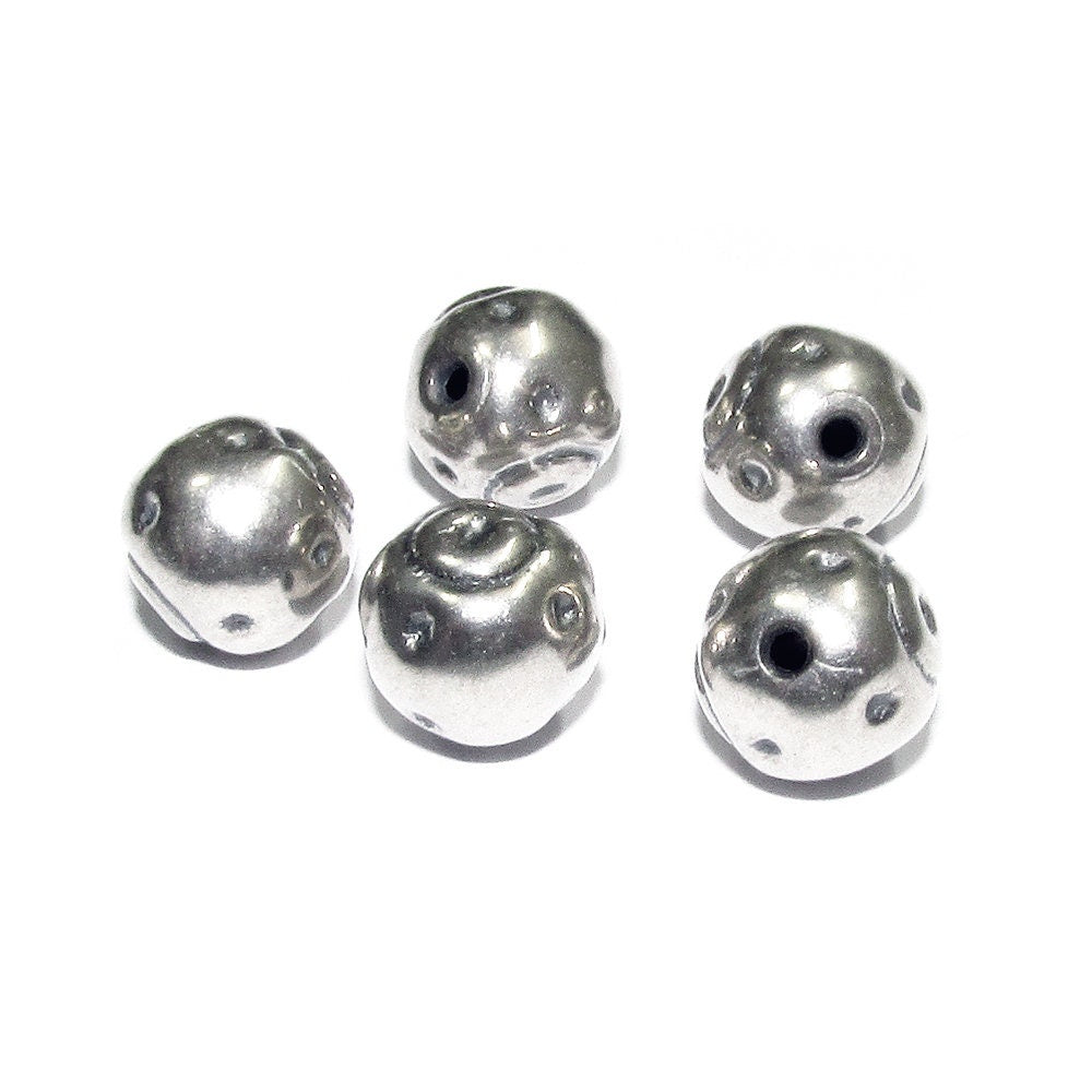 925 sterling silver handmade beads BB39, handmade, silver beads, Jewelry making, handmade beads, decorative beads, Original beads - 1 piece