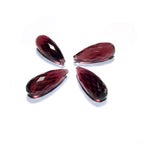 Natural Tourmaline Teardrop faceted Beads size 20x8 mm, Blue topaz Gemstone, Jewelry making, Natural Gemstone Teardrop beads - 1 piece