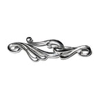 925 Sterling Silver Hook Eye Clasps, Silver clasp, Clasp, Clasps, Hook eye clasp, Clasps, Jewelry making, 925 Silver clasp - 1 piece