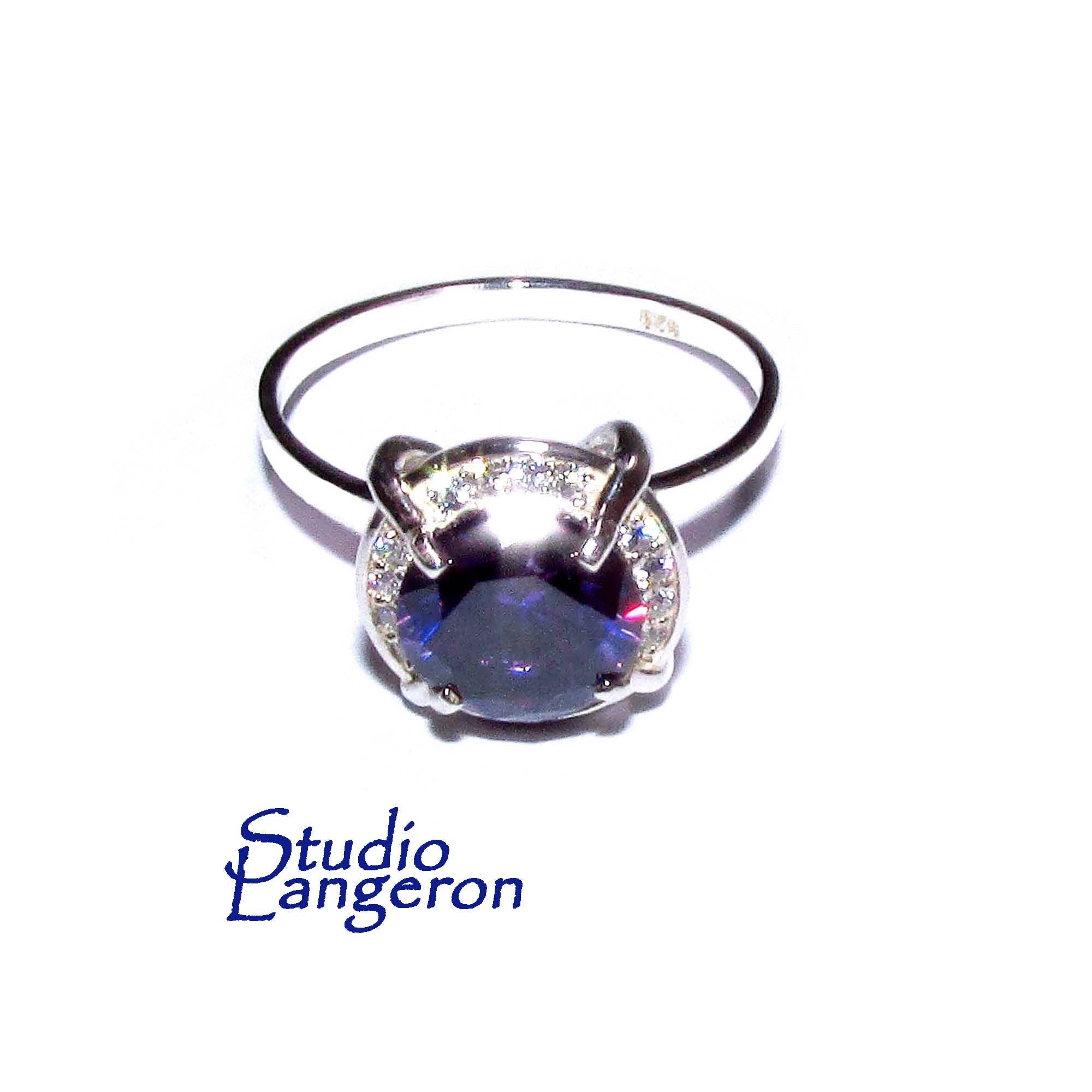 Amethyst ring 925 sterling silver size 7 1/2, Handmade ring, single copy, sterling silver, Amethyst ring, silver ring, gemstone