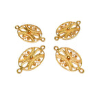 14K Gold filled connector size 17x13 mm, gold filled link component, Link connector, Jewelry making, Connector, Jewelry connector - 1 piece