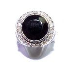 Black onyx Handmade man ring 925 sterling silver size 9, Handmade ring, single copy, 925 sterling silver, Black onyx, silver ring - 1 piece
