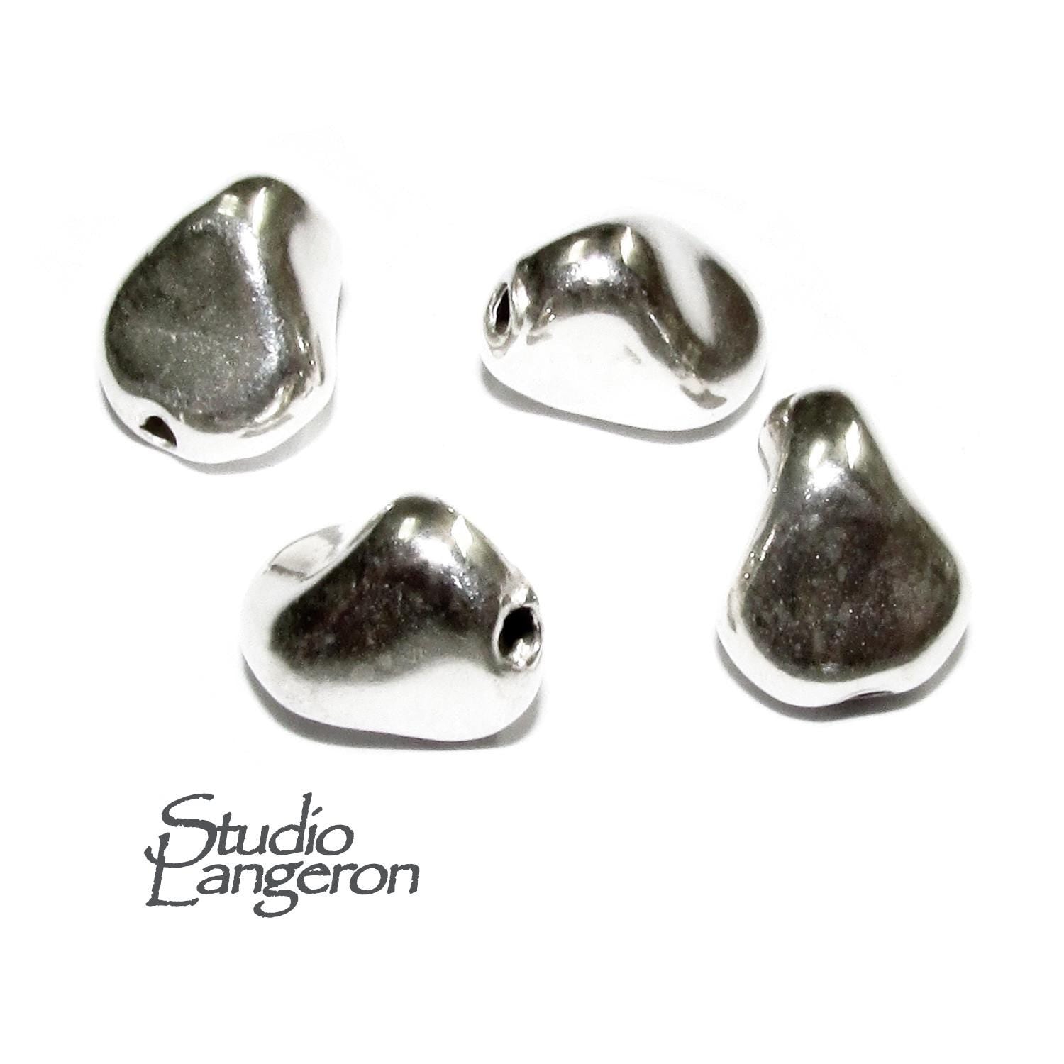 925 sterling silver handmade beads BP142, silver beads, Jewelry making, handmade beads, decorative beads, Original beads - 1 piece