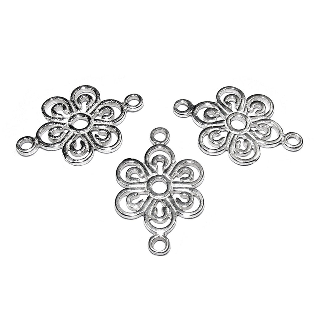 925 Sterling silver connector size 18x12 mm, Silver link, Link Connector, Jewelry making, Jewelry connector  - 1 piece