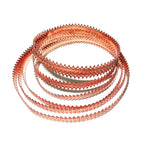 Natural Copper Bezel wire, Gallery wire, Gallery ribbon, Gallery pattern, Natural Copper, Jewelry making, Copper wire - 4 inch (10 cm)