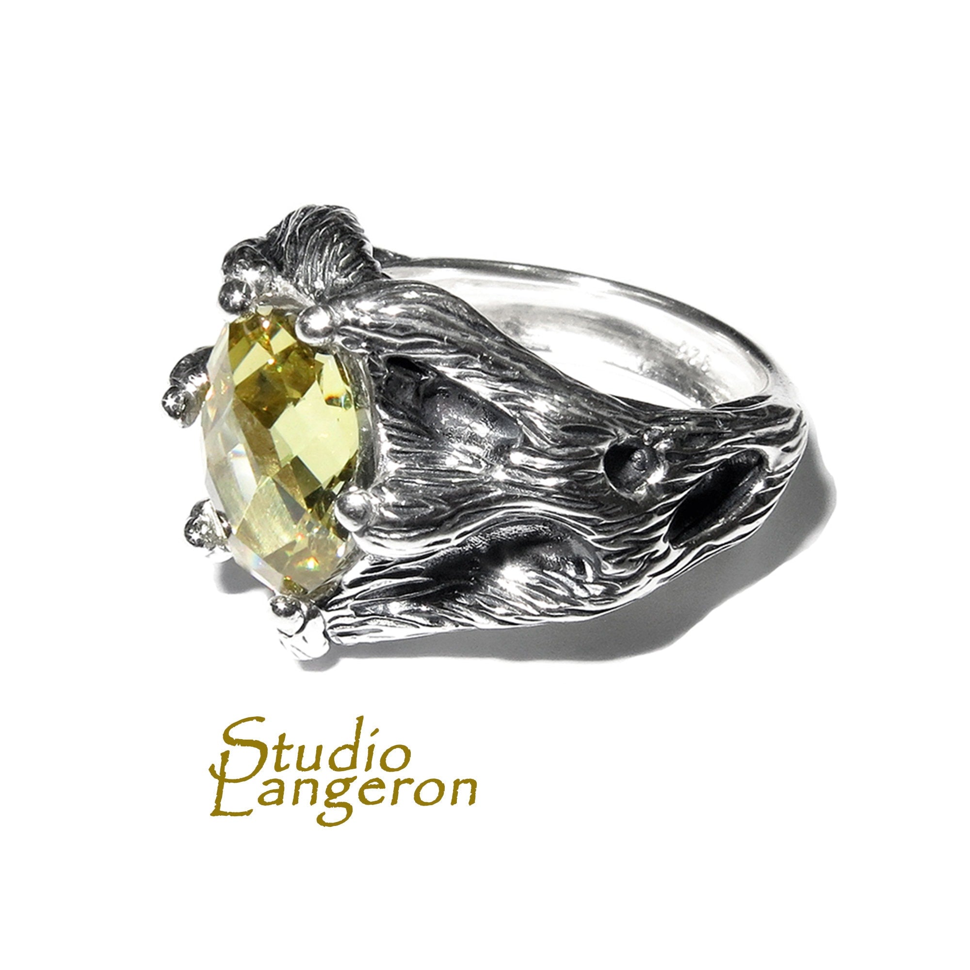 Citrine ring 925 sterling silver, size 5, Handmade ring, single copy, 925 sterling silver, Natural Citrine, silver ring, gemstone, Citrine